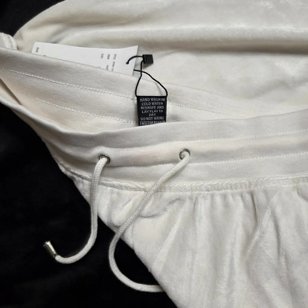 BCBGMaxAzria Ivory Track Pants with Logo Detail - Picture 5 of 5